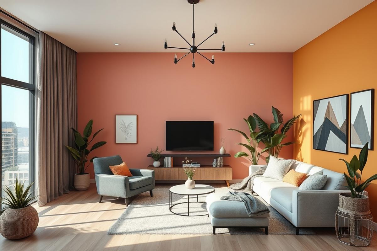contemporary hallway decor
